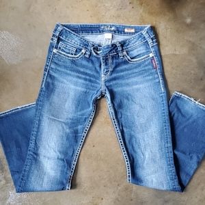 Silver women jeans. Size 28/31